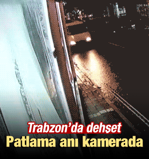 Tüpçü dükkanındaki patlama kamerada