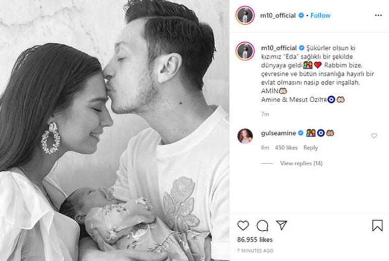 Mesut Özil ve Amine Gülşe'nin kızları Eda'ya dudak uçuklatan reklam ücreti!