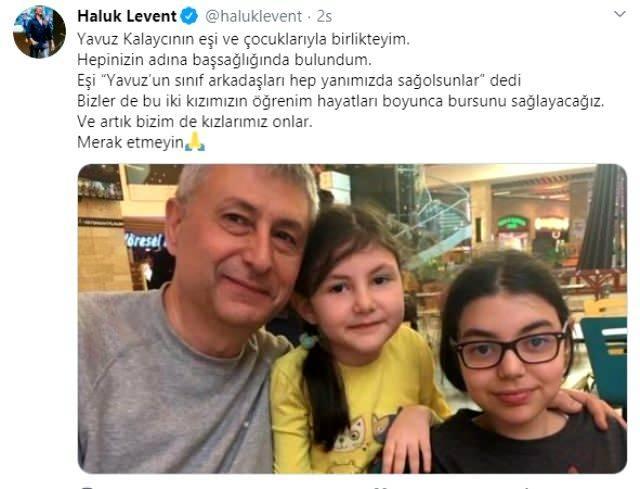 Haluk Levent koronavirüsten dolayı hayatını kaybeden doktorun kızlarına sahip çıktı!