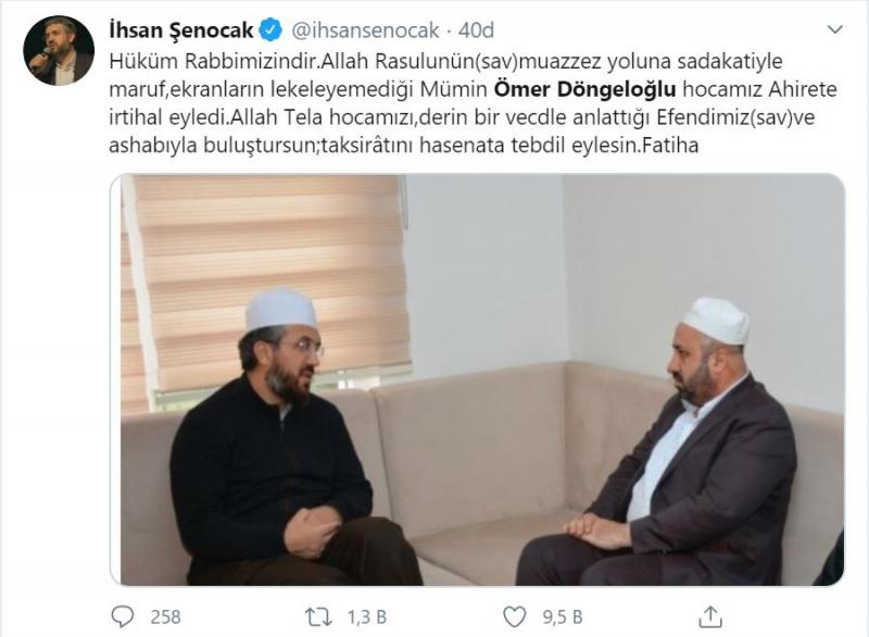 İlahiyatçı - Yazar Ömer Döngeloğlu Edirnekapı Mezarlığı'na defnedildi!