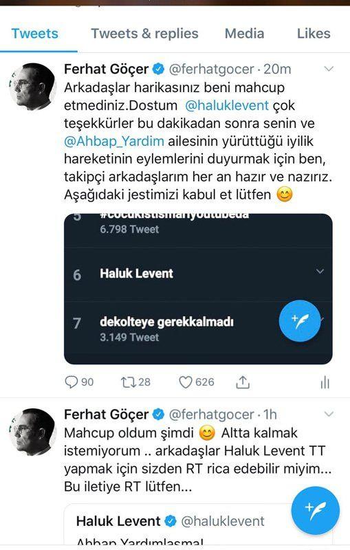 Ferhat Göçer'in Twitter'da takipçi kazanma savaşı devam ediyor!