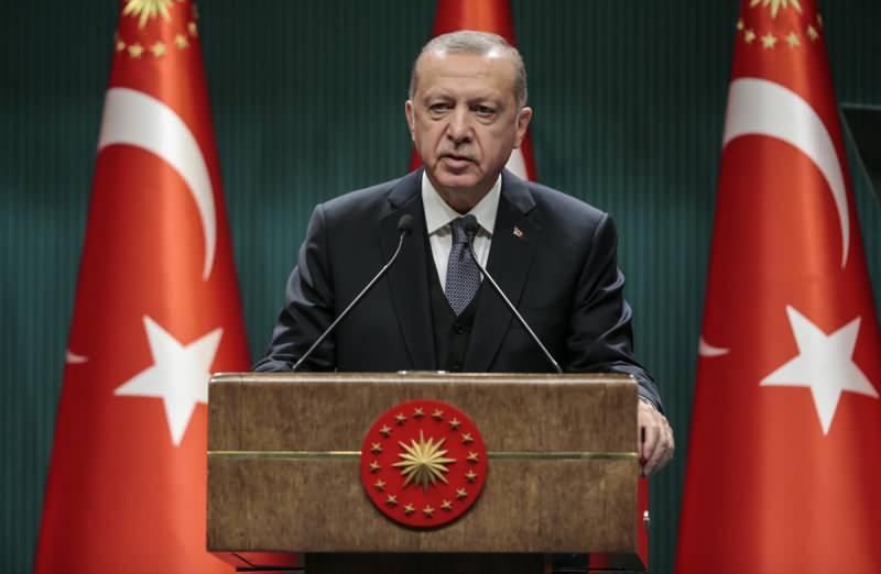 Son dakika: Türkiye Cumhurbaşkanı Recep Tayyip Erdoğan başkanlığında yapılan Cumhurbaşkanlığı Kabine Toplantısı sona erdi. Toplantının ardından Cumhurbaşkanı Erdoğan açıklamalarda bulundu.