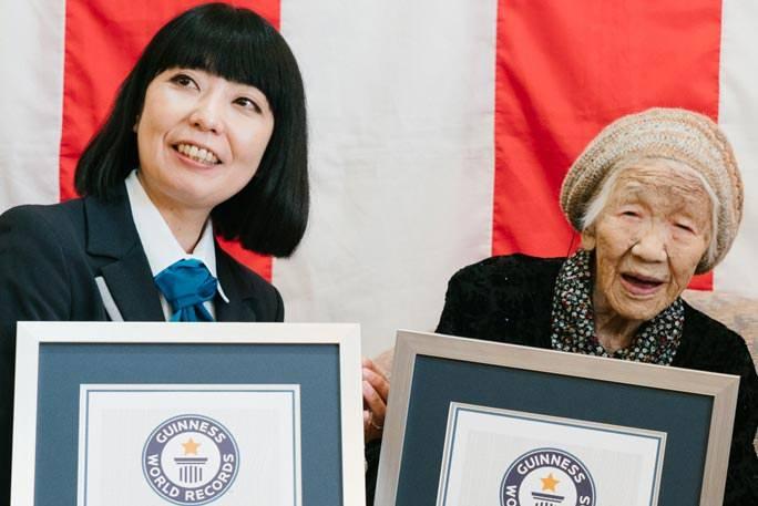 Dünyanın en yaşlı kadını Kane Tanaka