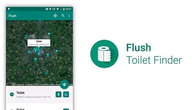 Flush tuvalet uygulaması