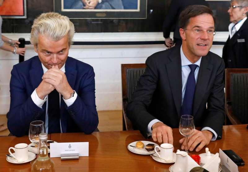 Geert Wilders ve Mart Rutte