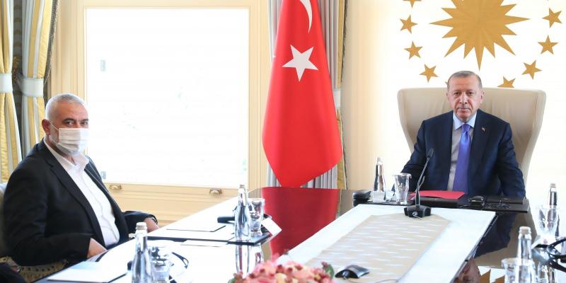 Başkan Erdoğan, İsmail Heniyye'yi kabul etti