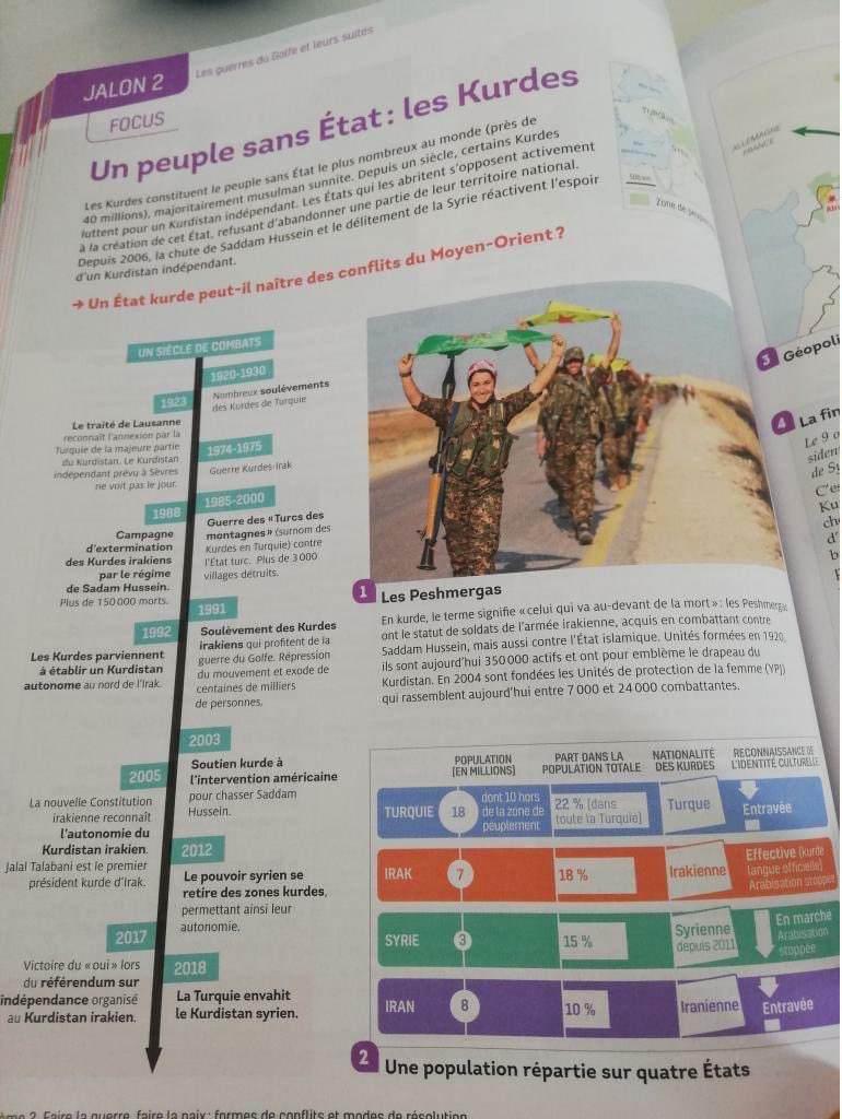 Fransa'da lise kitaplarında PKK propagandası