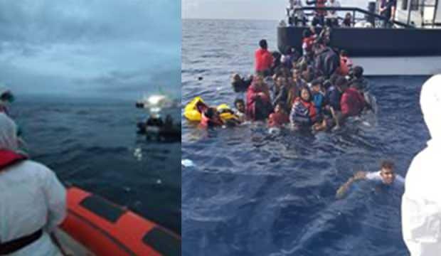 İzmir'de 78 kaçak göçmen kurtarıldı
