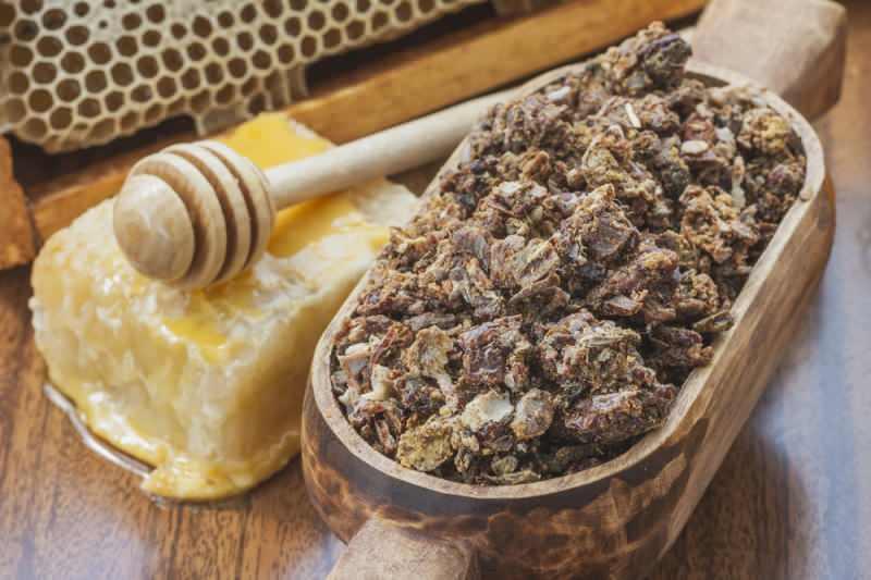 propolis güçlü bir vitamin kaynağıdır