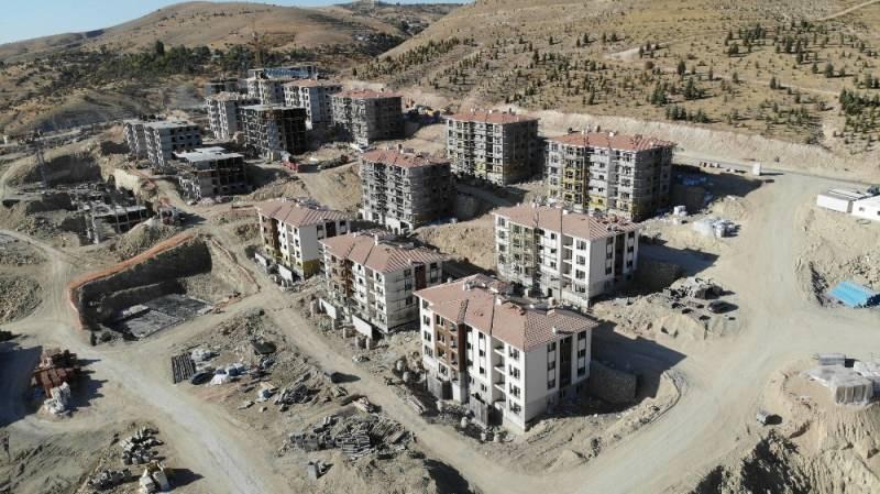 Elazığ'da inşa edilen deprem konutları