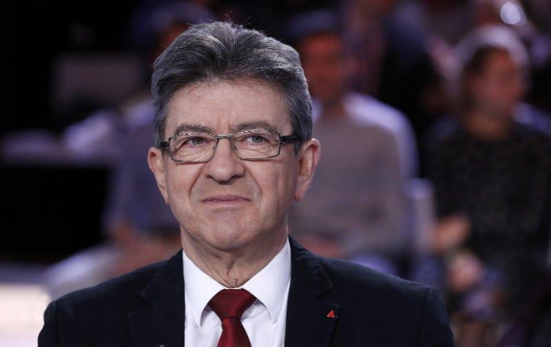 Boyun Eğmeyen Fransa Hareketinin (LFI) lideri Jean-Luc Melenchon