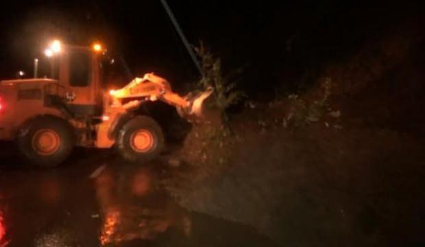 Doğu Karadeniz'de sağanak heyelanlara neden oldu