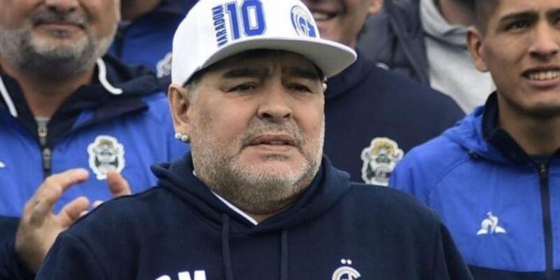 Maradona'nın son zamanlarından bir kare...