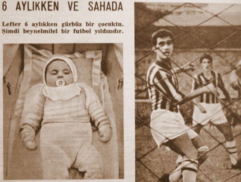 Lefter Küçükandonyadis 6 aylık (1959 Hayat Dergisi)
