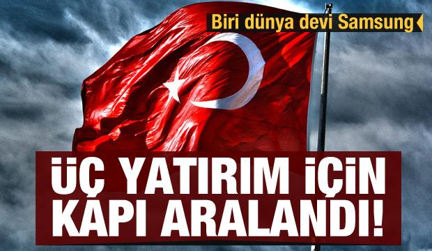 Turkiye De Uc Yatirim Icin Kapi Aralandi Biri Dunya Devi Samsung Ekonomi Haberleri